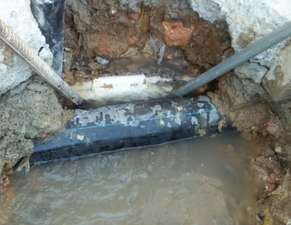 丹凤测漏水之水管漏水